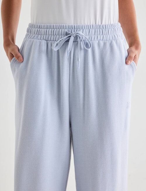 Zest Lounge Loop Back Wide Leg Pant, Grey Dawn product photo View 04 L