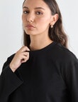Mineral Alba Long Sleeve Tee, Black product photo View 04 S