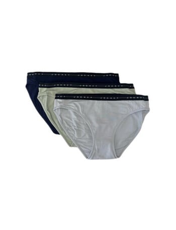 Jockey Woman Everyday Value Bikini Brief, 3-Pack, Sapphire & Bay product photo
