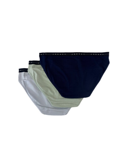 Jockey Woman Everyday Value Bikini Brief, 3-Pack, Sapphire & Bay product photo View 02 L