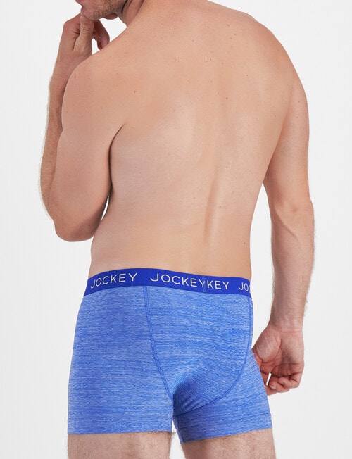 Jockey Miami No Ride Up Trunk, Electric Blue Lantern Fish product photo View 03 L