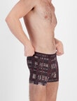 Jockey No Ride Up Cotton Print Trunk, Tartanesque Plum product photo View 02 S