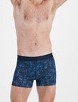 Jockey No Ride Up Print Trunk, Indigo Dreams product photo