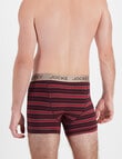 Jockey No Ride Up Cotton Stripe Trunk, 2-Pack, Ruby Spice product photo View 03 S