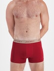 Jockey No Ride Up Cotton Stripe Trunk, 2-Pack, Ruby Spice product photo View 04 S