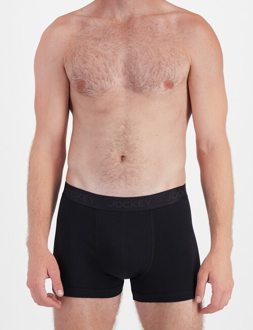Jockey No Ride Up Cotton Stripe Trunk, 2-Pack, Eclipse Stripe, Twilight Moss product photo