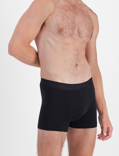 Jockey No Ride Up Cotton Stripe Trunk, 2-Pack, Eclipse Stripe, Twilight Moss product photo View 02 L