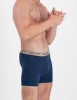 Jockey No Ride Up Cotton Grip Trunk, James Dean Navy product photo View 02 S