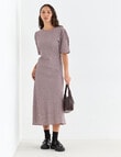 Mineral Nelly Dress, Pomegranate Check product photo View 03 S