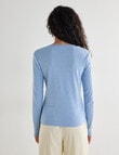 Zest Sleep Long Sleeve Top, Blue Marle product photo View 02 S