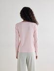 Zest Sleep Long Sleeve Top, Soft Pink product photo View 02 S