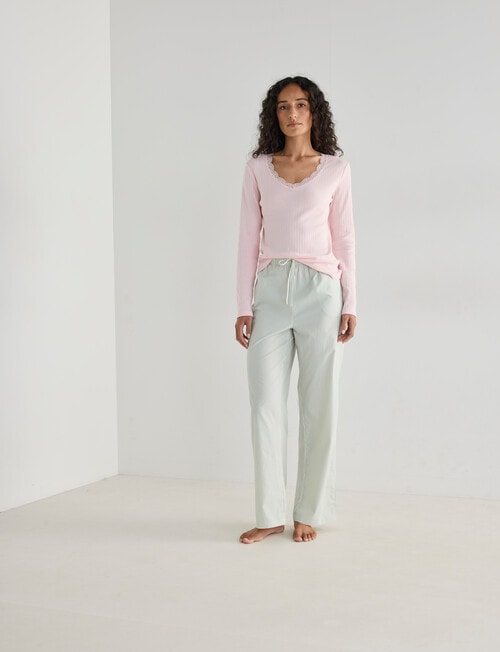 Zest Sleep Long Sleeve Top, Soft Pink product photo View 03 L