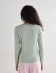 Zest Sleep Long Sleeve Top, Pistachio product photo View 02 S