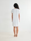 Zest Sleep T-Shirt Nightie, Silver Marle Heart, 8-22 product photo View 02 S