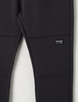 Mac & Ellie Knee Panel Trackpant, Charcoal product photo View 03 S