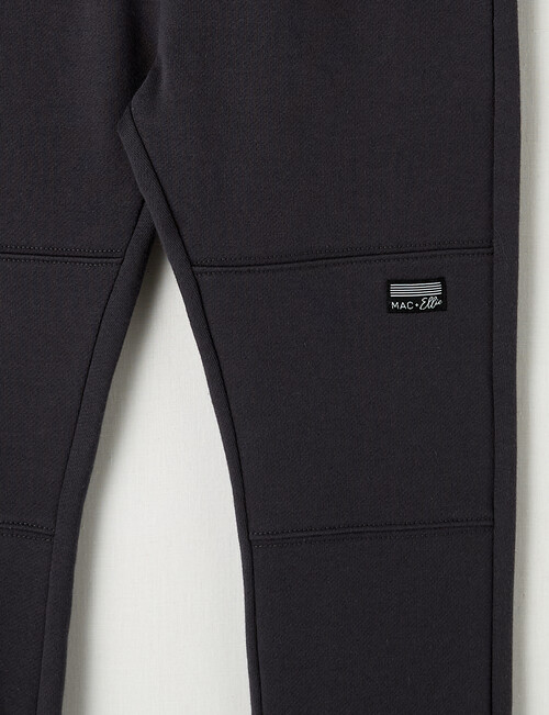 Mac & Ellie Knee Panel Trackpant, Charcoal product photo View 03 L
