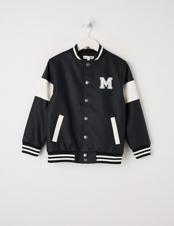 Mac & Ellie PU Jacket, Black product photo
