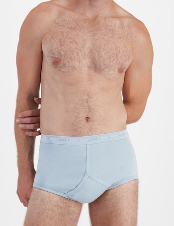 Jockey Y-Front Brief, 2-Pack, James Dean Navy & Moon Ray Pale Blue product photo