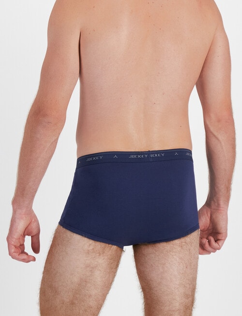 Jockey Y-Front Brief, 2-Pack, James Dean Navy & Moon Ray Pale Blue product photo View 06 L