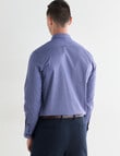 Laidlaw + Leeds Indo Geo Print Long Sleeve Shirt, Navy product photo View 02 S