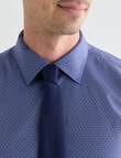 Laidlaw + Leeds Indo Geo Print Long Sleeve Shirt, Navy product photo View 04 S