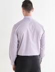 Laidlaw + Leeds Gingham Check Long Sleeve Shirt, Purple product photo View 02 S