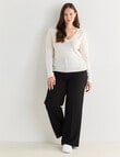 Whistle Lightweight V-Neck Jumper, Winter White product photo View 13 S