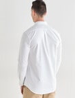 Laidlaw + Leeds Oxford Long Sleeve Shirt, White product photo View 02 S