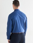 Laidlaw + Leeds Geo Print Long Sleeve Shirt, Slate Blue product photo View 02 S