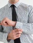 Laidlaw + Leeds Leaf Print Long Sleeve Shirt, White product photo View 04 S