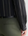 Laidlaw + Leeds Stripe Long Sleeve Shirt, Black product photo View 06 S
