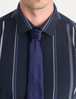 Laidlaw + Leeds Stripe Long Sleeve Shirt, Navy product photo View 06 S