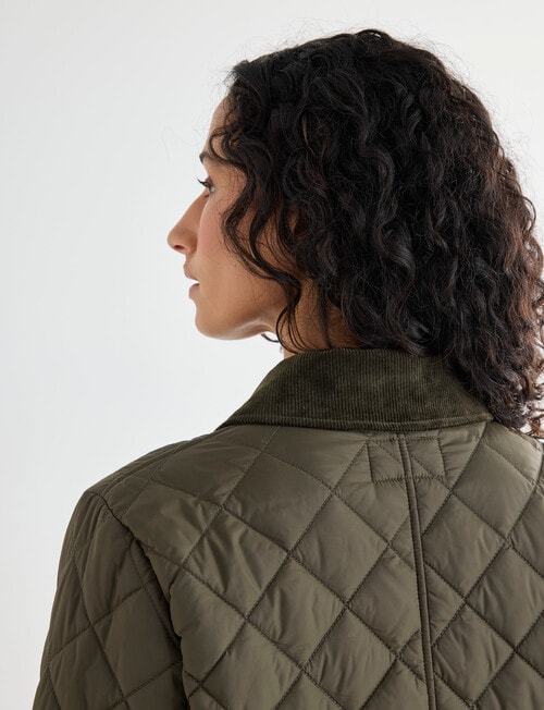 Zest ZT Quilted Barn Bomber Jacket, Khaki product photo View 06 L