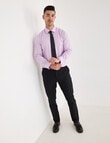 Laidlaw + Leeds Long Sleeve Stretch Shirt, Lilac product photo View 03 S