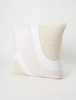 M&Co Onde Embroidered Cushion product photo