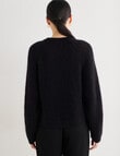 State of play Robin Sweater, Black product photo View 02 S