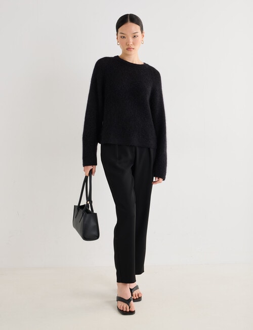 State of play Robin Sweater, Black product photo View 03 L