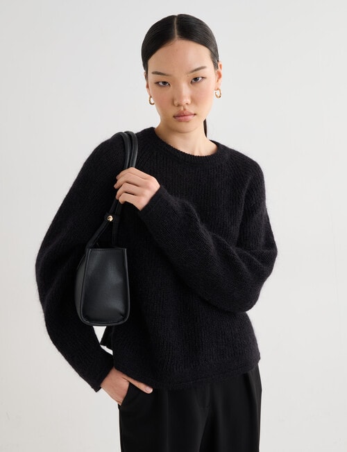 State of play Robin Sweater, Black product photo View 08 L