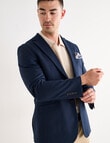 Laidlaw + Leeds Cotton Stretch Blazer, Navy product photo