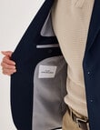 Laidlaw + Leeds Cotton Stretch Blazer, Navy product photo View 06 S