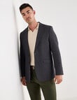 Laidlaw + Leeds Cotton Linen Blend Blazer, Black product photo