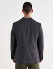 Laidlaw + Leeds Cotton Linen Blend Blazer, Black product photo View 02 S