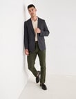 Laidlaw + Leeds Cotton Linen Blend Blazer, Black product photo View 03 S