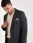 Laidlaw + Leeds Cotton Linen Blend Blazer, Black product photo View 04 S