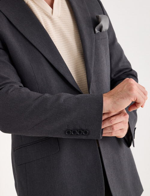 Laidlaw + Leeds Cotton Linen Blend Blazer, Black product photo View 05 L