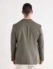Laidlaw + Leeds Cotton Linen Blend Blazer, Khaki product photo View 02 S