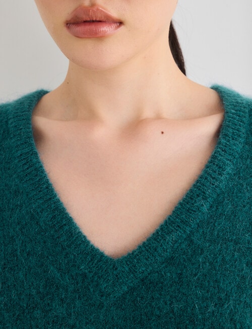 State of play Antoine Luxe Knitwear Sweater, Teal product photo View 05 L