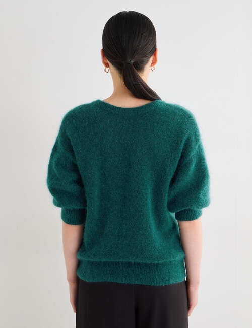 State of play Antoine Luxe Knitwear Sweater, Teal product photo View 07 L