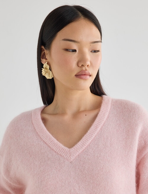 State of play Antoine Luxe Knitwear Sweater, Rose Quartz product photo View 08 L