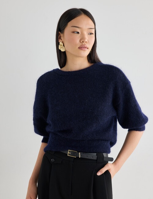 State of play Antoine Luxe Knitwear Sweater, Midnight product photo View 05 L